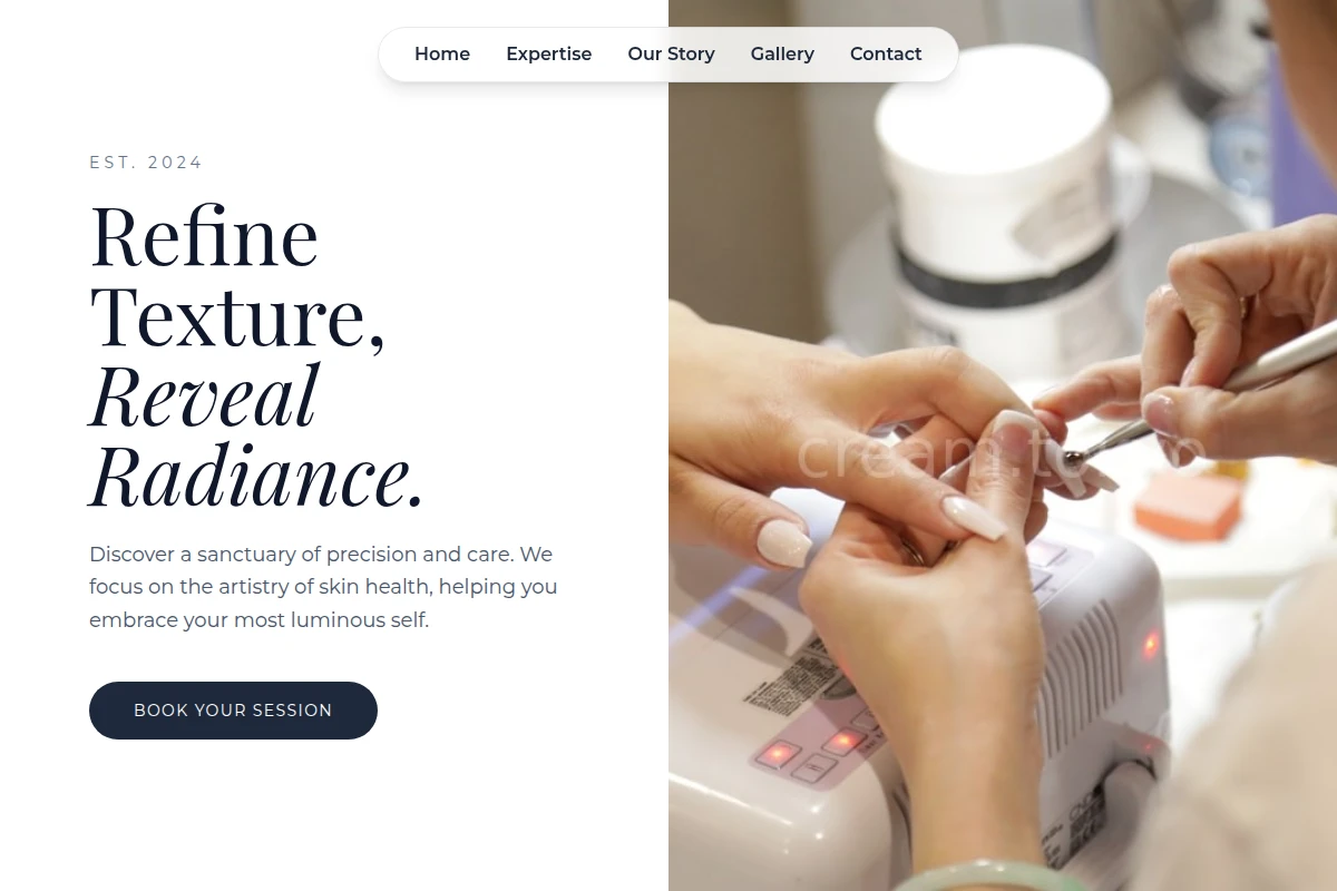 Minimalist Beauty Salon